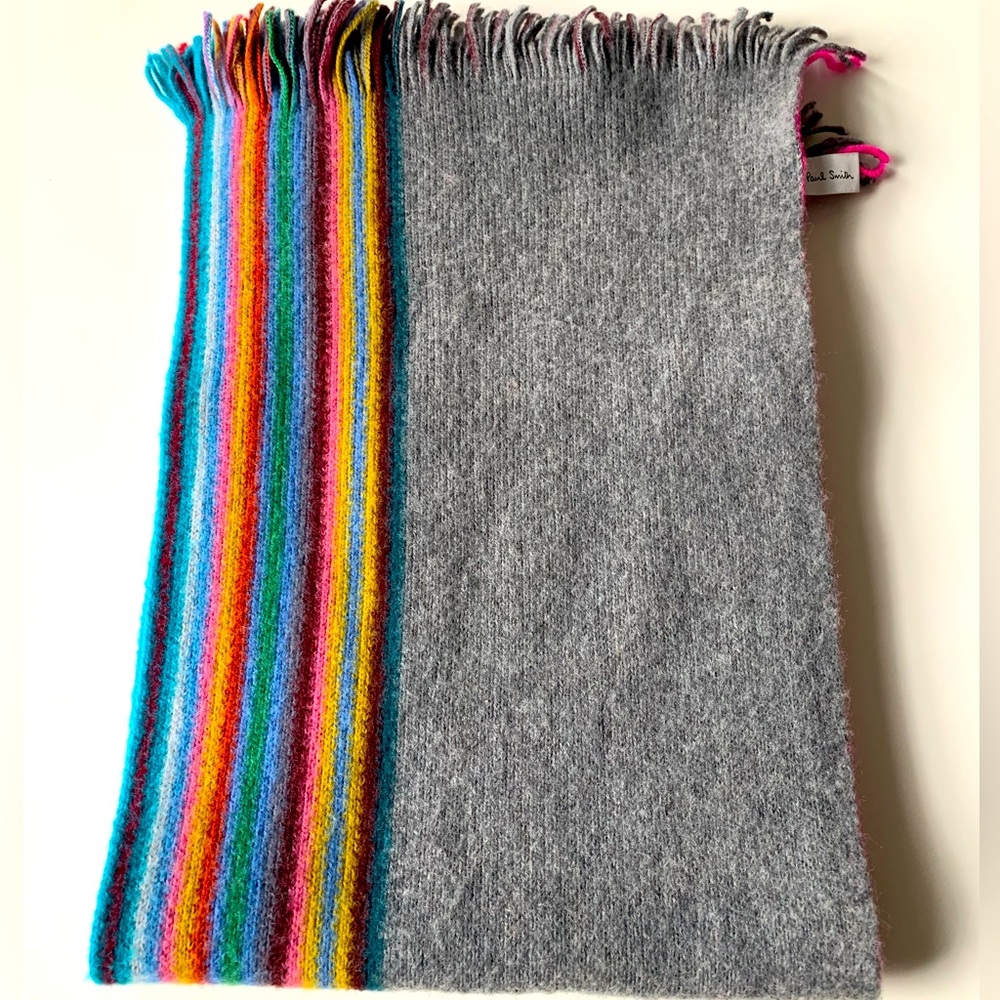 Paul Smith Pure New Wool Scarf